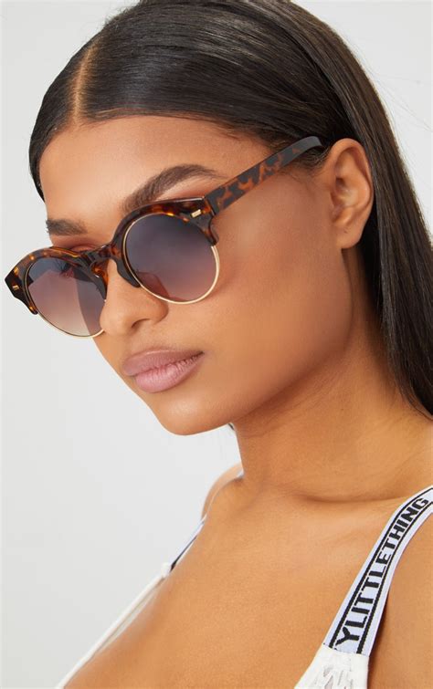 retro tortoise shell sunglasses.